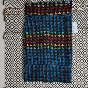 NWT LuLa Roe Multi Print Skirt